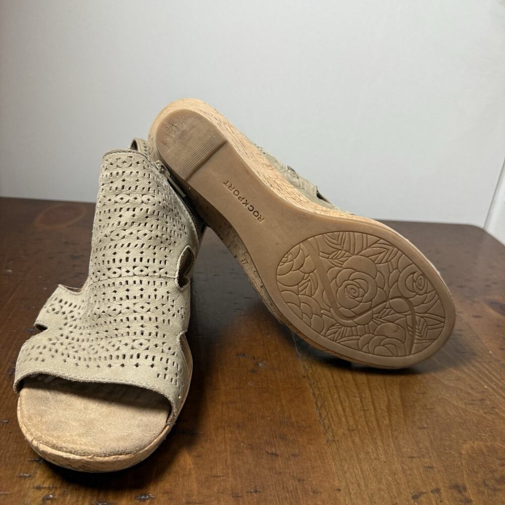 Rockport Cobb Hill Women's Janna Sandals CH1881 Beige 7.5 - Picture 9 of 13